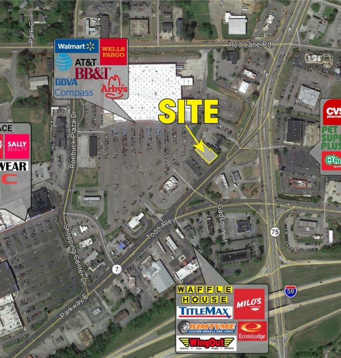 Up to 5,300 SF Retail Space For Lease at Roebuck Crossing in Roebuck, AL