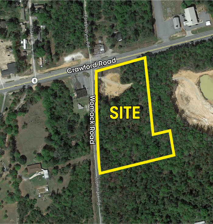 5.22 Acres For Sale on Womack Road in Phenix City, AL